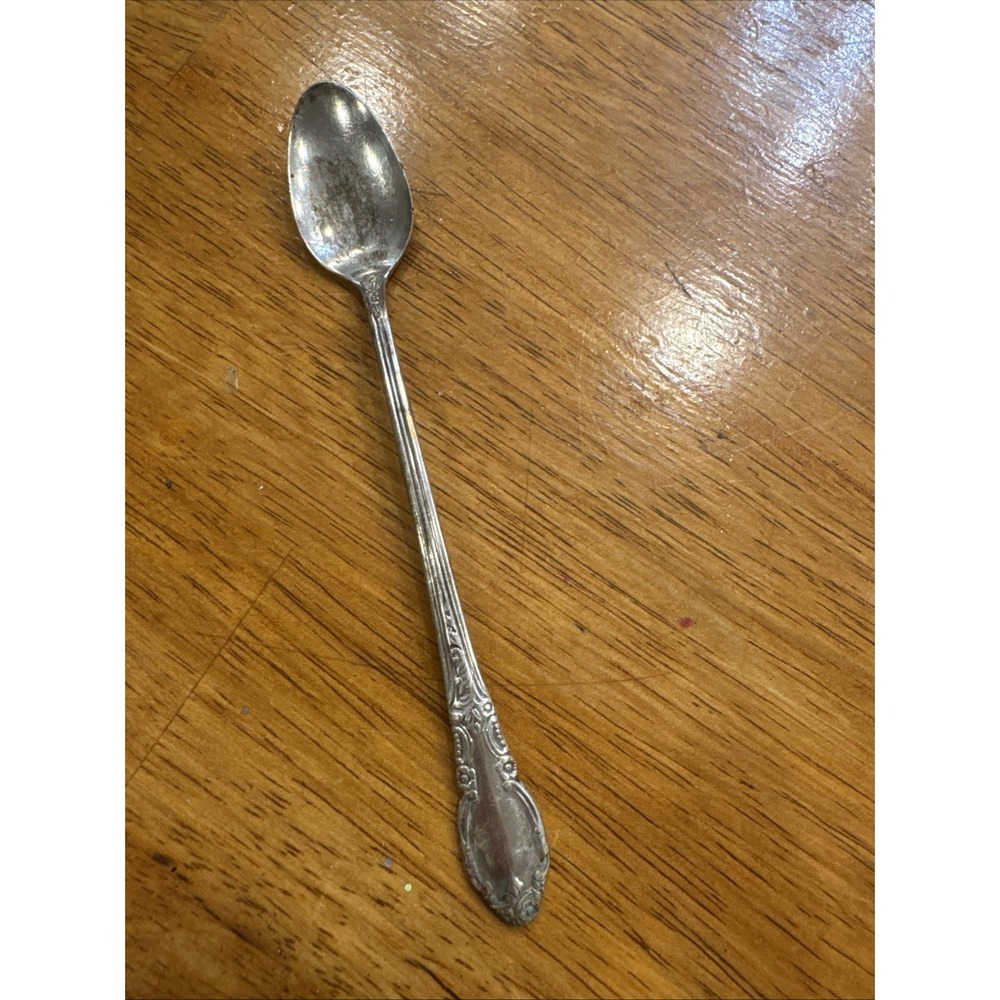 Oneida LTD SilverPLATED Enchantment Iced Tea Spoon Baby Spoon 6.25 Circa 1952